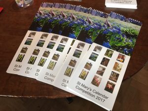 2018 Calendar containing seasonal pictures of St Marys
